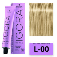 Schwarzkopf Igora Fashion Lights Перманентная крем-фарба для волосся_L-00 блондин натуральний екстра 60мл Schwarzkopf Igora Fashion Lights Перманентная крем-фарба для волосся_L-00 блондин натуральний екстра 60мл