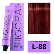 Schwarzkopf Igora Fashion Lights Перманентная крем-фарба для волосся_L-88 червоний екстра 60мл