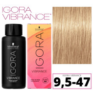 Schwarzkopf Igora Vibrance Деміперманентна фарба для волосся_9,5-47 блонд мідно-бежевий 60мл Schwarzkopf Igora Vibrance Деміперманентна фарба для волосся_9,5-47 блонд мідно-бежевий 60мл