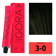 Schwarzkopf Igora Royal Стійка крем-фарба для волосся_3-0 темно-коричневий натуральний 60мл Schwarzkopf Igora Royal Стійка крем-фарба для волосся_3-0 темно-коричневий натуральний 60мл
