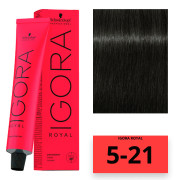 Schwarzkopf Igora Royal Стійка крем-фарба для волосся_5-21 світлий коричневий попелястий сандре 60мл Schwarzkopf Igora Royal Стійка крем-фарба для волосся_5-21 світлий коричневий попелястий сандре 60мл