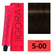Schwarzkopf Igora Royal Стійка крем-фарба для волосся_5-00 світло-коричневий натуральний екстра 60мл Schwarzkopf Igora Royal Стійка крем-фарба для волосся_5-00 світло-коричневий натуральний екстра 60мл