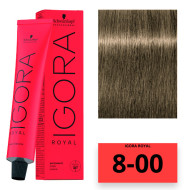 Schwarzkopf Igora Royal Стійка крем-фарба для волосся_8-00 світло-русявий натуральний екстра 60мл Schwarzkopf Igora Royal Стійка крем-фарба для волосся_8-00 світло-русявий натуральний екстра 60мл