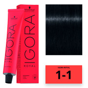Schwarzkopf Igora Royal Стійка крем-фарба для волосся_1-1 синьо-чорний 60мл Schwarzkopf Igora Royal Стійка крем-фарба для волосся_1-1 синьо-чорний 60мл