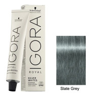 Schwarzkopf Igora Royal Absolutes Silverwhite Стійка крем-фарба для натурального сивого волосся_Slate Grey 60м