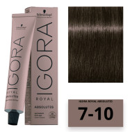 Schwarzkopf Igora Royal Absolutes Стійка крем-фарба_7-10 середньо-русявий андре натуральний 60мл Schwarzkopf Igora Royal Absolutes Стійка крем-фарба_7-10 середньо-русявий андре натуральний 60мл