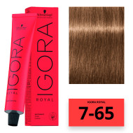 Schwarzkopf Igora Royal Стійка крем-фарба для волосся_7-65 середньо-русявий шоколадний золотистий 60мл Schwarzkopf Igora Royal Стійка крем-фарба для волосся_7-65 середньо-русявий шоколадний золотистий 60мл