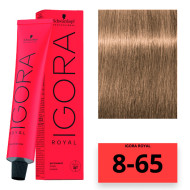 Schwarzkopf Igora Royal Стійка крем-фарба для волосся_8-65 світло-русявий шоколадний золотистий 60мл Schwarzkopf Igora Royal Стійка крем-фарба для волосся_8-65 світло-русявий шоколадний золотистий 60мл