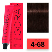 Schwarzkopf Igora Royal Стійка крем-фарба для волосся_4-68 середньо-коричневий шоколадний червоний 60мл Schwarzkopf Igora Royal Стійка крем-фарба для волосся_4-68 середньо-коричневий шоколадний червоний 60мл