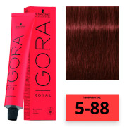 Schwarzkopf Igora Royal Стійка крем-фарба для волосся_5-88 світло-коричневий червоний екстра 60мл Schwarzkopf Igora Royal Стійка крем-фарба для волосся_5-88 світло-коричневий червоний екстра 60мл