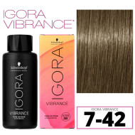 Schwarzkopf Igora Vibrance Деміперманентна фарба для волосся_7-42 середній блондин бежево-попелястий 60мл Schwarzkopf Igora Vibrance Деміперманентна фарба для волосся_7-42 середній блондин бежево-попелястий 60мл