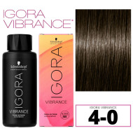Schwarzkopf Igora Vibrance Деміперманентна фарба для волосся_4-0 середньо-коричневий натуральний 60мл Schwarzkopf Igora Vibrance Деміперманентна фарба для волосся_4-0 середньо-коричневий натуральний 60мл