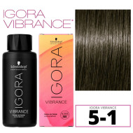 Schwarzkopf Igora Vibrance Деміперманентна фарба для волосся_5-1 світло-коричневий сандре 60мл Schwarzkopf Igora Vibrance Деміперманентна фарба для волосся_5-1 світло-коричневий сандре 60мл