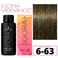 Schwarzkopf Igora Vibrance Деміперманентна фарба для волосся_6-63 темно-русявий шоколадний матовий 60мл Schwarzkopf Igora Vibrance Деміперманентна фарба для волосся_6-63 темно-русявий шоколадний матовий 60мл