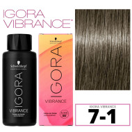 Schwarzkopf Igora Vibrance Деміперманентна фарба для волосся_7-1 середньо-русявий сандре 60мл Schwarzkopf Igora Vibrance Деміперманентна фарба для волосся_7-1 середньо-русявий сандре 60мл
