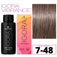 Schwarzkopf Igora Vibrance Деміперманентна фарба для волосся_7-48 середньо-русявий бежевий червоний 60мл Schwarzkopf Igora Vibrance Деміперманентна фарба для волосся_7-48 середньо-русявий бежевий червоний 60мл
