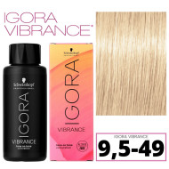 Schwarzkopf Igora Vibrance Деміперманентна фарба для волосся_9,5-49 світлий блондин бежевий фіолетовий 60мл Schwarzkopf Igora Vibrance Деміперманентна фарба для волосся_9,5-49 світлий блондин бежевий фіолетовий 60мл