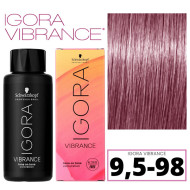 Schwarzkopf Igora Vibrance Деміперманентна фарба для волосся_9,5-98 світлий блондин фіолетовий червоний 60мл Schwarzkopf Igora Vibrance Деміперманентна фарба для волосся_9,5-98 світлий блондин фіолетовий червоний 60мл