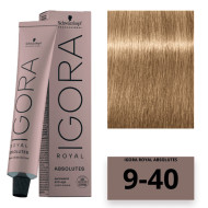 Schwarzkopf Igora Royal Absolutes Стійка крем-фарба_9-40 екстра світлий блондин бежевий натуральний 60мл Schwarzkopf Igora Royal Absolutes Стійка крем-фарба_9-40 екстра світлий блондин бежевий натуральний 60мл