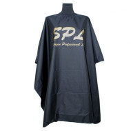 SPL 905073-14 Hairdressing gown_Пеньюар чорний з легкої плащової тканини (145х130см) SPL 905073-14 Hairdressing gown_Пеньюар чорний з легкої плащової тканини (145х130см)