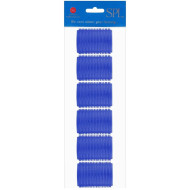 SPL Velcro rollers_Бігуді-липучки сині 44мм (6 шт)