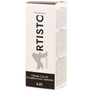 Elea Professional Artisto Cream Color for Eyebrows_Фарба для брів та вій графіт 4.01 25+40мл Elea Professional Artisto Cream Color for Eyebrows_Фарба для брів та вій графіт 4.01 25+40мл