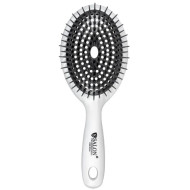 Salon Professional_Щітка масажна на гумовій подушці велика біла Salon Professional_Щітка масажна на гумовій подушці велика біла