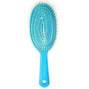 Salon Professional_Щітка масажна для волосся блакитна глянець велика 18220 Salon Professional_Щітка масажна для волосся блакитна глянець велика 18220