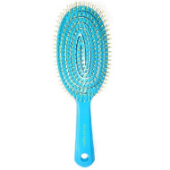 Salon Professional_Щітка масажна для волосся блакитна глянець велика 18220 Salon Professional_Щітка масажна для волосся блакитна глянець велика 18220