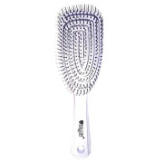 Salon Professional_Щітка масажна для волосся біла глянець велика квадратна 18221 Salon Professional_Щітка масажна для волосся біла глянець велика квадратна 18221