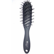 Salon Professional_Щітка тунельна продувна карбонова сіра матова 18045РТ Salon Professional_Щітка тунельна продувна карбонова сіра матова 18045РТ