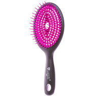 Salon Professional_Щітка масажна на гумовій подушці велика фіолетова 8Н60 Salon Professional_Щітка масажна на гумовій подушці велика фіолетова 8Н60