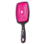Salon Professional_Щітка масажна на гумовій подушці квадратна велика рожева 8Н59 Salon Professional_Щітка масажна на гумовій подушці квадратна велика рожева 8Н59