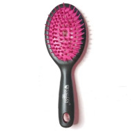 Salon Professional_Щітка масажна на гумовій подушці маленька рожева 8Н061 Salon Professional_Щітка масажна на гумовій подушці маленька рожева 8Н061
