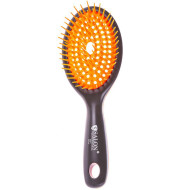 Salon Professional_Щітка масажна на гумовій подушці середня помаранчева 8Н61 Salon Professional_Щітка масажна на гумовій подушці середня помаранчева 8Н61