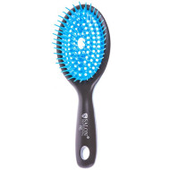 Salon Professional_Щітка масажна на гумовій подушці середня блакитна 8Н61 Salon Professional_Щітка масажна на гумовій подушці середня блакитна 8Н61