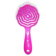 Salon Professional_Щітка для волосся рожева кругла кругла глянець мала 18201 Salon Professional_Щітка для волосся рожева кругла кругла глянець мала 18201