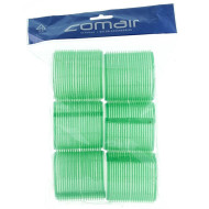 Comair 3011896 Бігуді-липучки Jumbo D61 мм (6шт/уп) зелені_