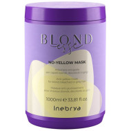 Inebrya Blondesse No-Yellow Mask_Маска для знебарвленого або сивого волосся 1000мл