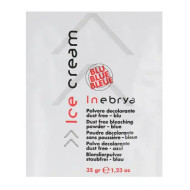 Inebrya Dust Free Bleaching Powder Blue-6 Tones_Запаска синьої пудри для знебарвлення 35гр Inebrya Dust Free Bleaching Powder Blue-6 Tones_Запаска синьої пудри для знебарвлення 35гр