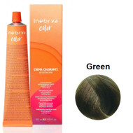 Inebrya Сolor Стійка крем-фарба_Green Коректор зелений 100 мл Inebrya Сolor Стійка крем-фарба_Green Коректор зелений 100 мл