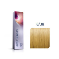 Wella ILLUMINA COLOR Стійка крем-фарба для волосся_8/38 світлий блондин золото-перламутровий 60мл Wella ILLUMINA COLOR Стійка крем-фарба для волосся_8/38 світлий блондин золото-перламутровий 60мл