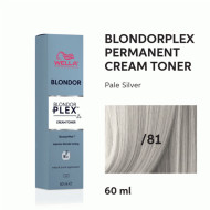 Wella Blondor Plex Toner_Крем-тонер освітлюючий /81 60мл Wella Blondor Plex Toner_Крем-тонер освітлюючий /81 60мл